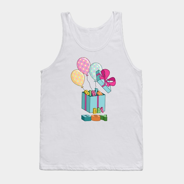 Birthday Boy Tank Top by Designoholic